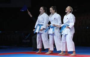 Jessica Hugues médaille de Bronze en équipe aux Championnats d’Europe 2018 ! 
Bravo à l’équipe ! 👏🏼🥉🇫🇷